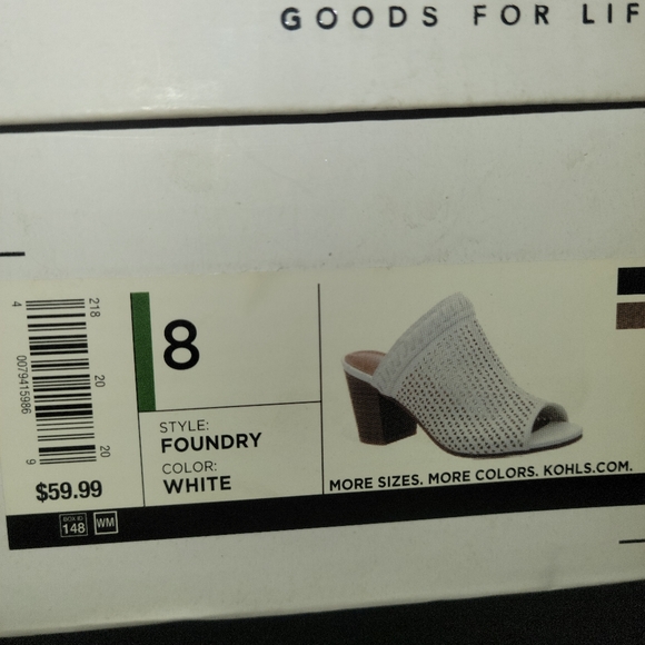 Brand new with tags white slip ons sz 8 - Picture 5 of 5